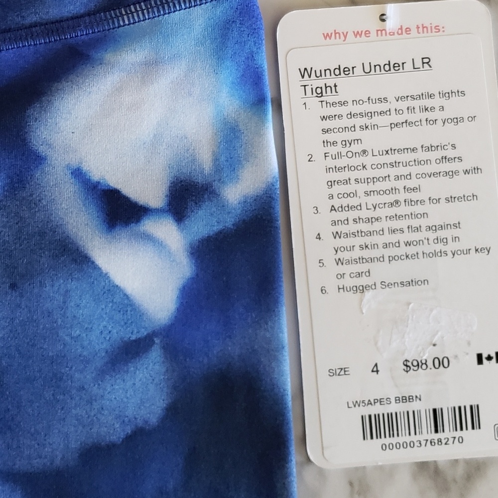 Lululemon Wunder Under Tight LR Pants Leggings 4 - Picture 5 of 8